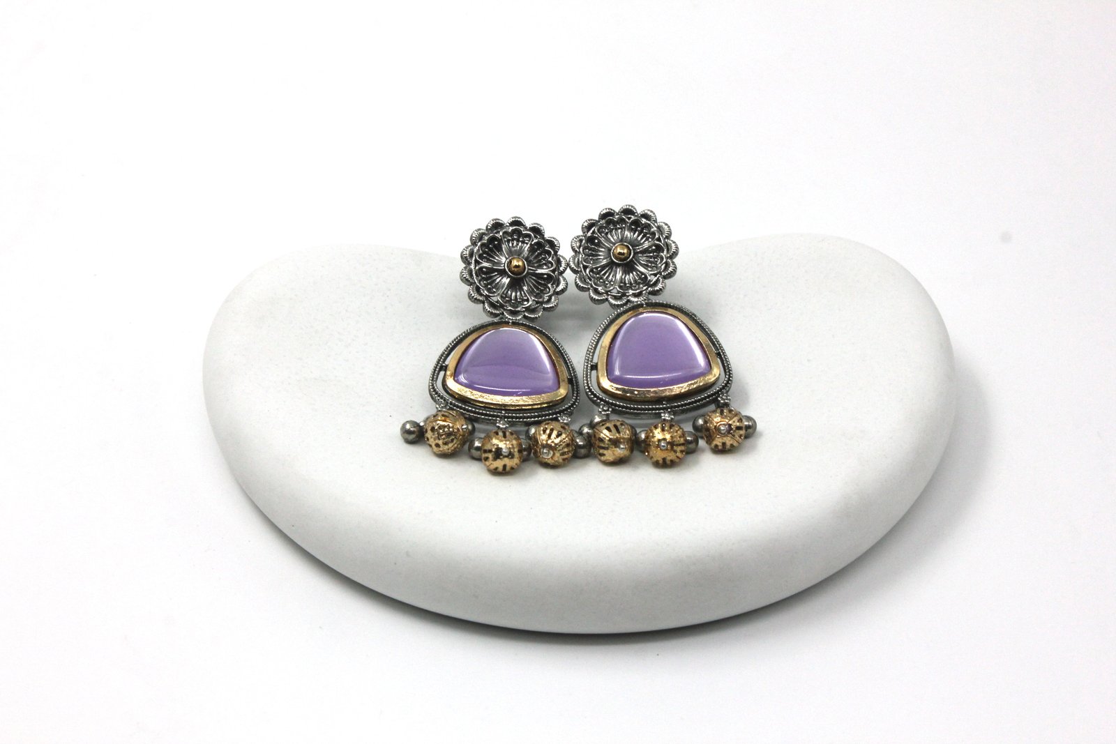 GOLD /SILVER PLATED   CASUAL HOOP EARING