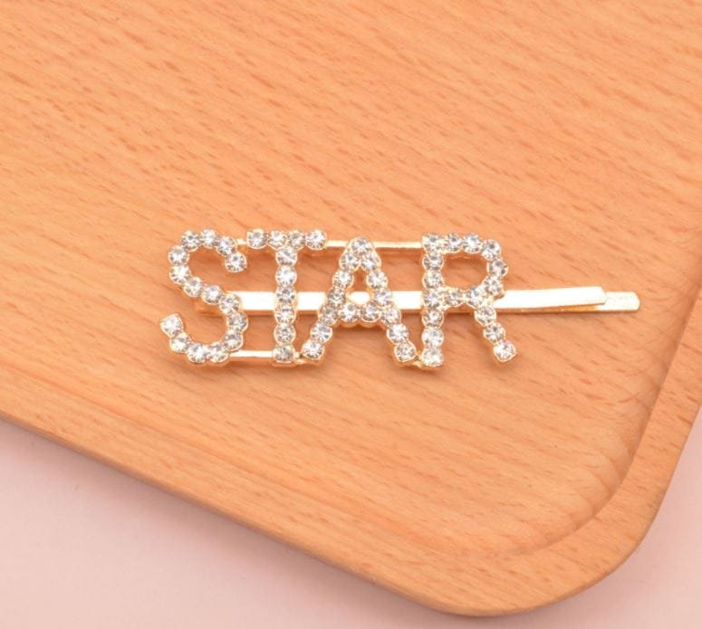  STAR STONE STUDDED  HAIR CLIP